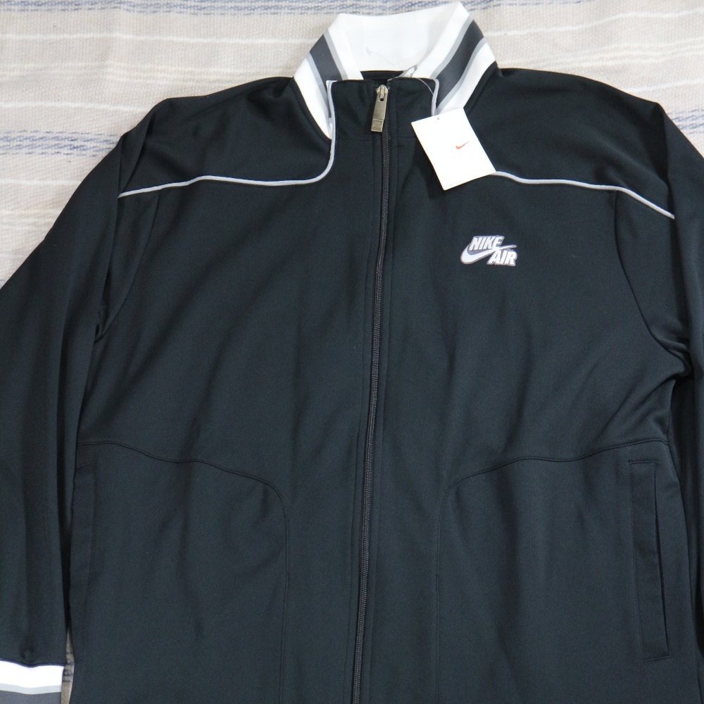 NIKE AIR Striped Mens Active Track Jacket NWT Sz Med - Picture 2 of 7